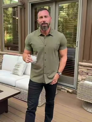 These short sleeve button ups from JMIERR are going to have you looking fresh while you stay comfortable! - #summerwins #jmierr #buttonup #buttondown #mensfashion 