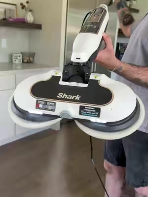 now you can mop scub and steam clean all in one #mop #steammop #steamcleaning #sharksteamandscrub #sharksteammop 
