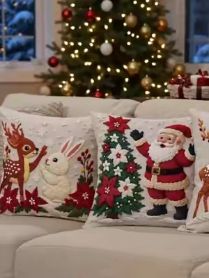 Christmas Pillow Covers! #cristmaspillowcover #christmasdecoration #pillowcover #christmas  🎁🎁