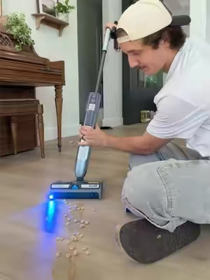 You can now vacuum and mop at the same time! #shark #vacuum #mop 