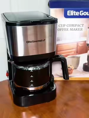 @QVC, Inc #cafetera #coffee #cafeteraelectrica #TikTokshopbacktoschool cafetera eléctrica con capacidad de 5 tazas 