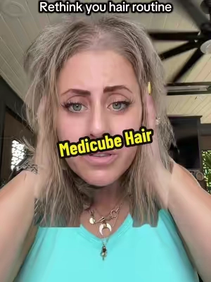 My experience with this hair bundle has been life changing  @medicube global @medicube US Store #hairtok #hairloss #hairgrowth #shampooandconditioner #pdrn 
