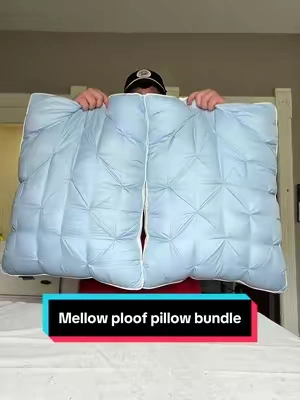 Mellow’s new ploof bundle! #mellow #pillow #mellowpillow #sidesleeper #sleeping 