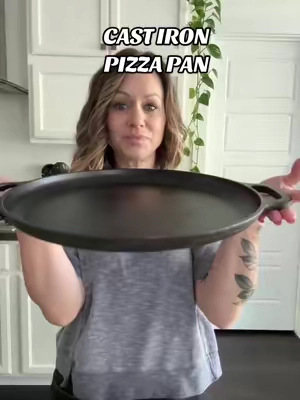 This stays on my stove because there’s always something I can use it for. @QVC, Inc #pizzapan #comal #castiron #castironcooking #pans 