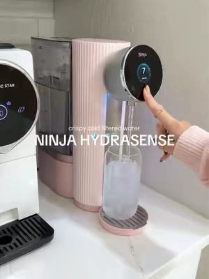 clean, aesthetic, filtered water >>> 💧✨ #waterfilter #filteredwater #ninjahydrasense #waterfiltration 