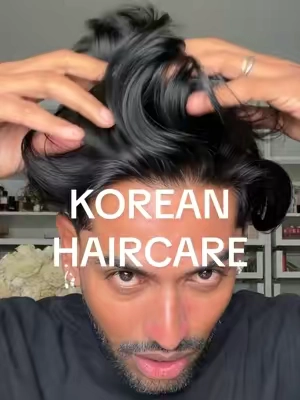 Korean Haircare is tea! ✨👀 @Dr. Groot Hair  #koreanhaircare #drgroot #hairjourney #thickhair 