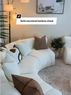 Sofá seccional boneless cloud ☁️. Diseño en U y se secciona en 4 partes . @Kerilyn #furniture #sofa #homedecor #livingroomdecor #Home 