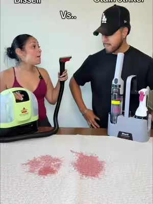 The green machine couldn’t keep up 😅 #stainremover#stainremoval#stains#sharkstainstriker#removingstains  