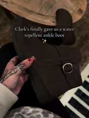 Clark’s collection water repellent zip up ankle BOOTS @QVC, Inc 