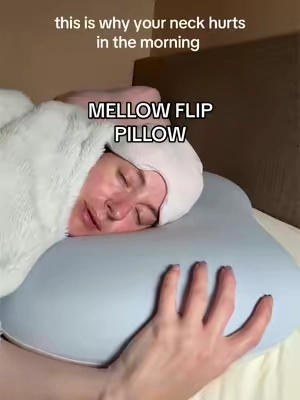 My chiropractor told me to get a cervical pillow and I’m really glad I listened. Now I don’t wake up with a stiff neck or back pain and I sleep better. Mellow flip pillow #TikTokshopbacktoschool #ergonomicpillow #neckpainrelief #sleeptok #MellowSleep @Mellow Sleep 