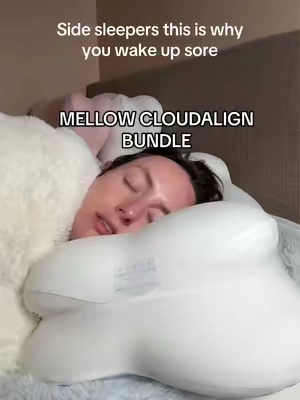 My chiropractor told me to get a cervical pillow and I’m really glad I listened. Now I don’t wake up with a stiff neck or back pain and I sleep better. #TikTokshopbacktoschool #ergonomicpillow #MellowSleep #neckpainrelief #cervicalpillow @Mellow Sleep 