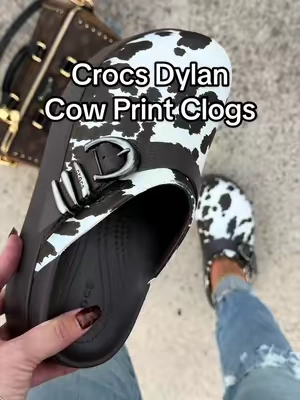Crocs coming in clutch with the western style this fall 🐄🤎🍂 #crocs #crocsdylan #dylancrocs #crocsnewarrivals #tiktokshopcreatorpicks 