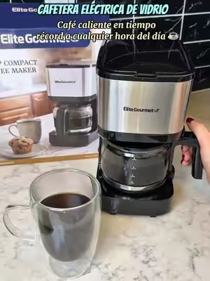 @QVC, Inc Cafetera Elite Gourmet de 5 tazas ☕️ #cafeteraelectrica #TikTokshopbacktoschool #DealsforYouDays #TikTokShopVueltaAlCole  