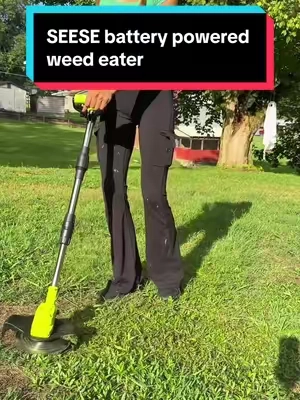 Message or comment with questions😇 🤷🏽‍♀️ #batterypoweredmower #seeseweedeater #seese #lawncaretools #lawncare please remember anything that I say or do in my video is based on my own experience and my own personal story- I chose to take the wheels off. I chose to cut tree branches that is not something that the company tells you to do. This product is meant for cutting grass, weeds, and other lawn care things that would be appropriate for battery powered tools like this SEESE battery powered weed wacker . I was simply showing that it did have enough power to cut a branch not that it was meant to do that! Additionally- PLEASE remember to ask me any questions so that I can ANSWER them better in the comment section then I could in a short video😬😉 iykyk  