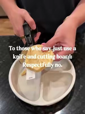 The toddler-mealtime hack I wish I’d found sooner 🙌 these scissors cut breakfast into baby-safe bites faster than any knife and cutting board — and there’s way less to clean up after. Snip and serve. #toddlermom#foodprep#momhack#kitchengadgets#momlife