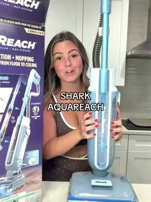 Cleaning made even easier 👏🏼🫧 @Shark Home didn't miss with this one!! #shark #sharkaquareach #mopvac #cleanhome #easycleaning