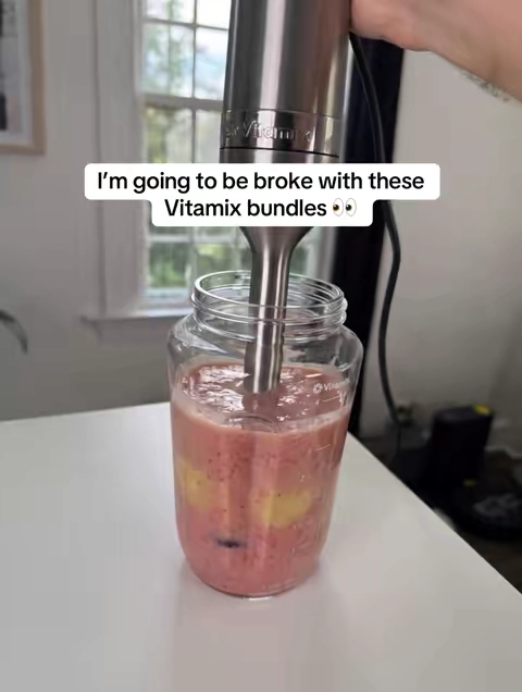 I mean I’m not complaining 😭 #vitamix #immersionblender #cooking #foodprocessor 