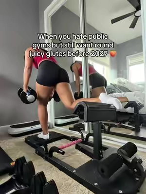 No crowded gyms, no waiting for equipment, no awkward stares 🙌 Just you, your weights, and a setup that lets you train your glutes right from home 🍑 Save this for your next glute day.

#athomeworkouts #glutesworkout #homegymequipment #tiktokshopcreatorpicks
#TikTokshopbacktoschool     