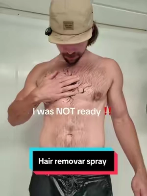 Way faster than shaving 🤷‍♂️ #hairremoval #bodyhair 