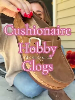 These clogs from @Cushionaire are literally everything! Definitely gonna be THE fall shoe this year! 

#clogs #fallshoes #suedeclogs #TikTokshopbacktoschool #tiktokshopcreatorpicks 