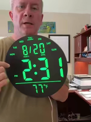 #clock #wallclock #led #homedecor #TikTokshopbacktoschool @ecozy Appliances 