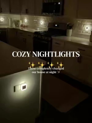 These create such a cozy home ✨ and they are convenient too! #nightlights #lighting #homelighting #homeessentials #nightlight 