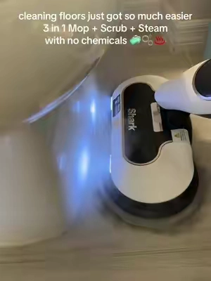 I had no idea that I can mop steam and scrub sanitize my floors in one path 🤯 #sharksteamandscrub #floormop #steamcleaning #cleaning #TikTokshopbacktoschool 