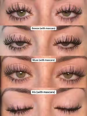 I did the fulluxy version of these mascara lashes last time, but these are the @Maxcomfi versions (minus whit, replaced with ebony!)