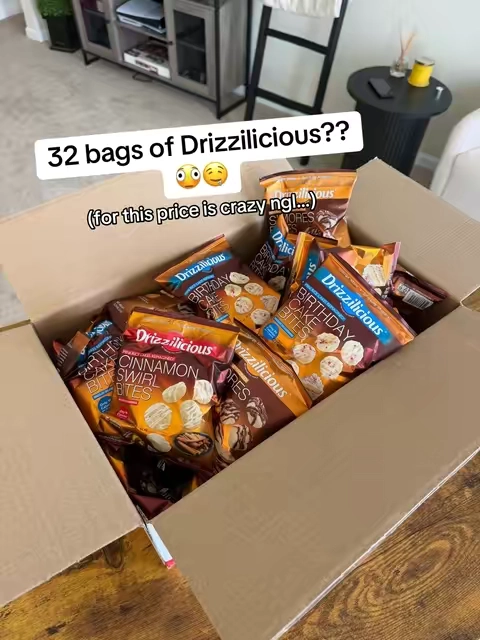 Need to try it if you haven’t already 😋 & for that price it’s such a great deal! #drizzilicious #drizziliciousricecakes #ricecakes #SnackTime #drizziliciousminiricecakes 