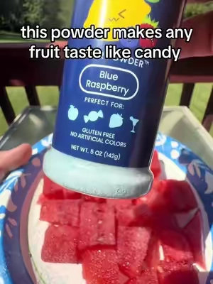 Eat more fruit, less candy #sour #candy #powder 