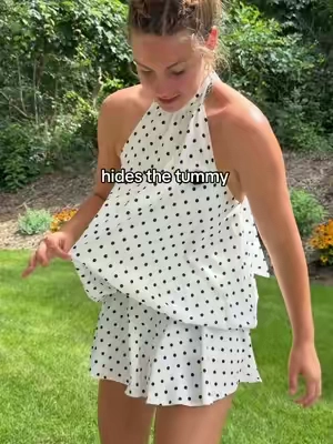 hides the tummy and built-in shorts 

runs true to size 

#minidress #halterdress #TikTokshopbacktoschool #tiktokshopcreatorpicks #tallgirlapproved 
