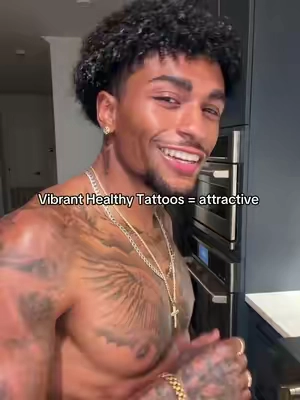 Healthy vibrant tattoos look way better #tattoo #tattoos #tattoocare #tattoofrost #harrys 