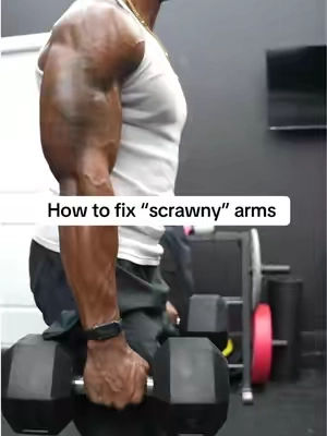 Work on developing your triceps and you will never look scrawny in a t-shirt again ✅ #triceps #armday #calisthenics 
