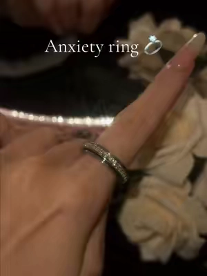 Spinning it around really eases my anxiety#rings #anxietyrelief #giftforher #fyp #tiktokshopfinds p