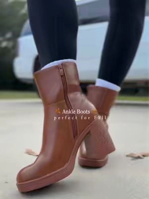 THE boots for fall🤎🍂 @Rihero #ankleboots #fall #fallboots #fallshoes #boots 