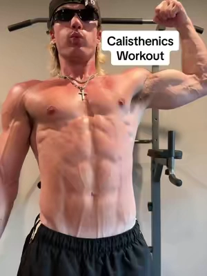 Calisthenics home workout with a power tower 💪  #calisthenics #homeworkout #workout #homegym 