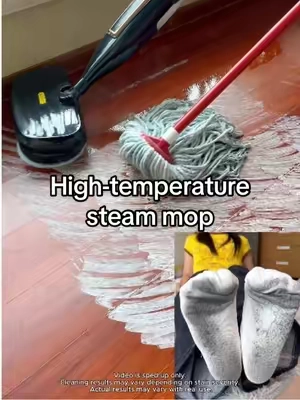 This is a high-temperature steam mop that can quickly polish your floors and kill bacteria. It's truly a great helper for household cleaning! #TikTokshopbacktoschool #steamcleaner #SohoChic #summerwins #steammop