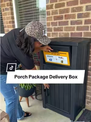 Package Delivery Box #packagedelivery #parceldelivery #mailbox #porchdeliverybox #packagedeliverybox 