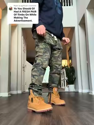 Replying to @sg45cal hope this suffices 😂 but I like my seasoned butters for the record. #camopants #cargopants ##streetwear 