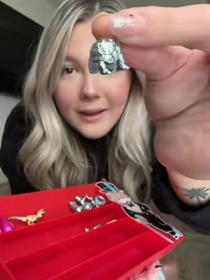 Replying to @Hannah these are metal game pieces!! ✨ #adventcalendar 