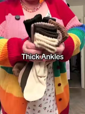 I love these socks!! #cankles #plussizesocks #socks #sohochic #tiktokshopstockup 