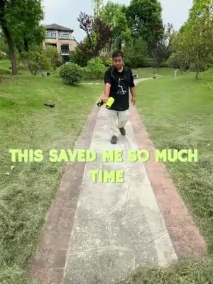 Watch until the end, then tell me you don't want one. #LeafBlower #WaitForlt #ToolTok #musthave #toolupgrade 