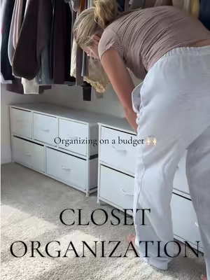 The best organization hack I have found 🙌🏻 love these storage dressers #dressers #organizedhome #closetorganizing #storagehacks #storage 