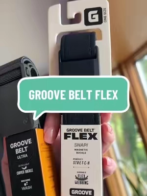 These NEW groove belts have the perfect amount of stretch 🙌 @Groove Life #belt #magneticbelt 