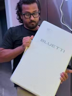 BLUETTI FridgePower portable power station, the power station, Solar Generator, Battery Inverter, Battery Generator, Home Backup  #creatorsearchinsights #powerstation #battery #inverter #arjunchuwan @Bluetti Shop 