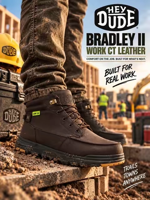 HEYDUDE Bradley Work CT #heydude #workboots