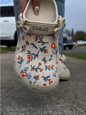 They’re finally back!! #crocs #crocscrafted #crocsfloral #floralcrocs #tiktokshopcreatorpicks 