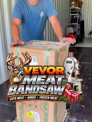 VEVOR 1500W Commercial Electric Meat Bandsaw – Stainless Steel Bone Saw for Meat Processing Process meat, bones, and frozen foods with the VEVOR 1500W Commercial Electric Meat Bandsaw. Built with a heavy-duty stainless steel design and large cutting table, this electric bone saw is made for processing venison, beef, pork, ribs, frozen meat, and fish. A great addition for hunters processing deer, home meat processing, butcher shops, farms, restaurants, and commercial kitchens. #VEVOR #MeatBandsaw #DeerProcessing #MeatProcessing #HuntingGear KEYWORDS: VEVOR meat bandsaw, 1500W meat bandsaw, commercial meat bandsaw, electric bone saw, bone cutting machine, deer processing equipment, venison processing, deer meat bandsaw, meat processing equipment, stainless steel meat saw, frozen meat cutter, beef bone saw, pork cutting saw, butcher equipment, hunting processing equipment