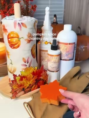 This Pumpkin Spice Cleaning Day Bundle has been perfect for fall, and they have other scents available too if pumpkin spice isn’t your thing! 🎃🍂 #CleanTok  #CleaningDay #pumpkinspice #sundayreset #FallCleaning   