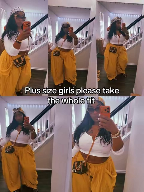 I don’t know what to wear. This is why I go to outfit.#widelegpants #plussizefashion #tiktokshop 
